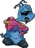 Alien bleu