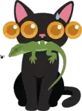 Chat lézardé
