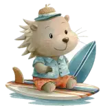 Loutre plagiste