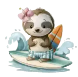 Paresseux surf