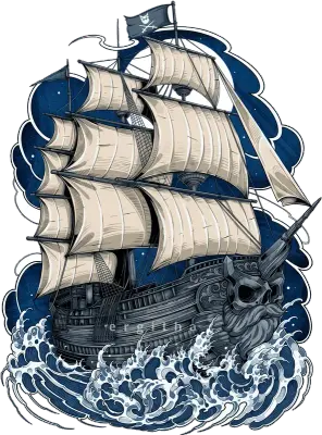 Sticker die-cut « 4 Boat », collection Massive Medias