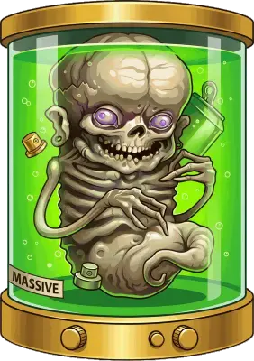 Sticker die-cut « Alien Bocale », collection Massive Medias