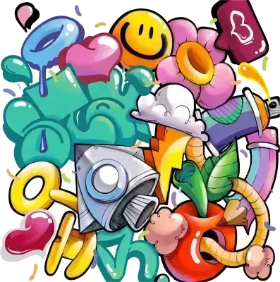 Sticker Bulle graffiti - collection Massive