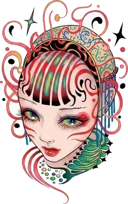 Sticker Asian fils - collection Massive