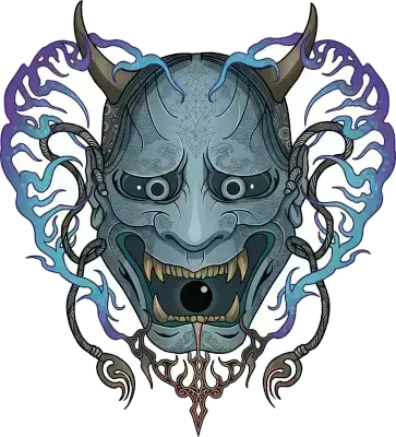 Sticker Asian muerte - collection Massive