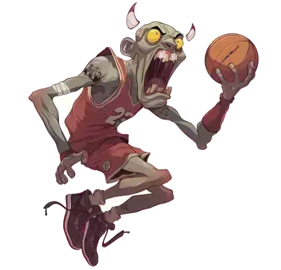 Sticker Dunk zombie - collection Massive