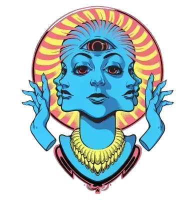 Sticker Oracle bleue - collection Massive